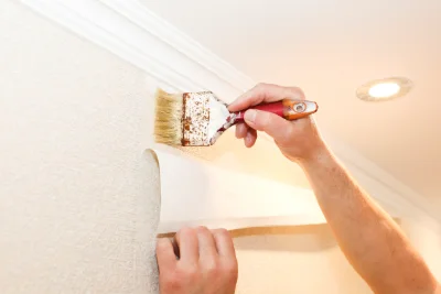 Pose de papier peint à Saint-Laure — revêtements muraux et toiles de verre